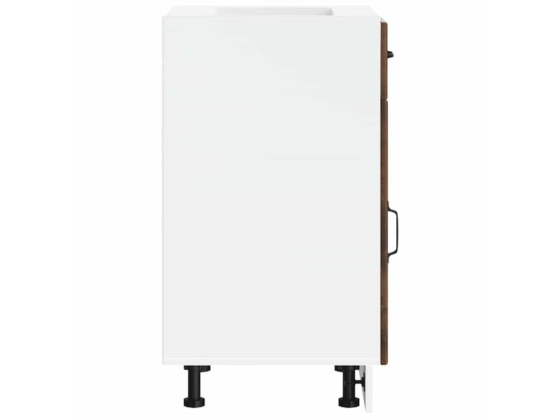 Meuble de rangement, armoire de cuisine lucca chêne fumé bois ingénierie shl5211 - Conforama E