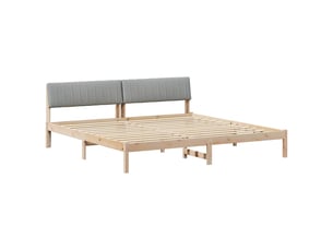 Lit 2 places 200x200 cm    coloris marron