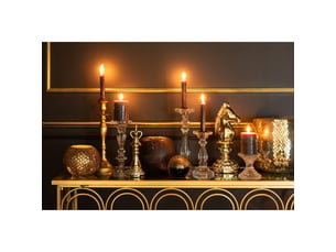 Chandelier en verre transparent 10x10x20cm