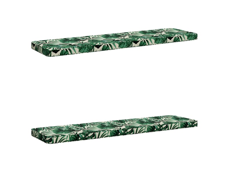 Lot de 2 coussins de banc, coussins d'assise vught 100 % polyester cf57700 - Conforama A