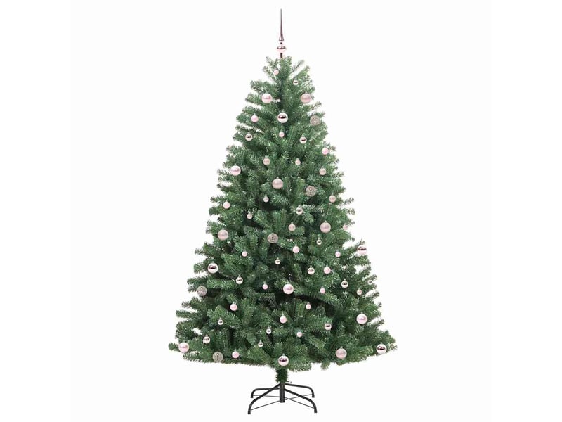 Sapin de noël - arbre de noël artificiel à branches articulées vert 240 cm - Conforama D