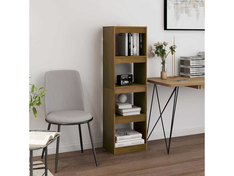  Bibliothèque, séparateur de pièce marron miel 40x30x135,5 cm pin  - Conforama B