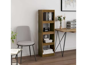 Bibliotheque coloris taupe - 40 cm x 135.5 cm