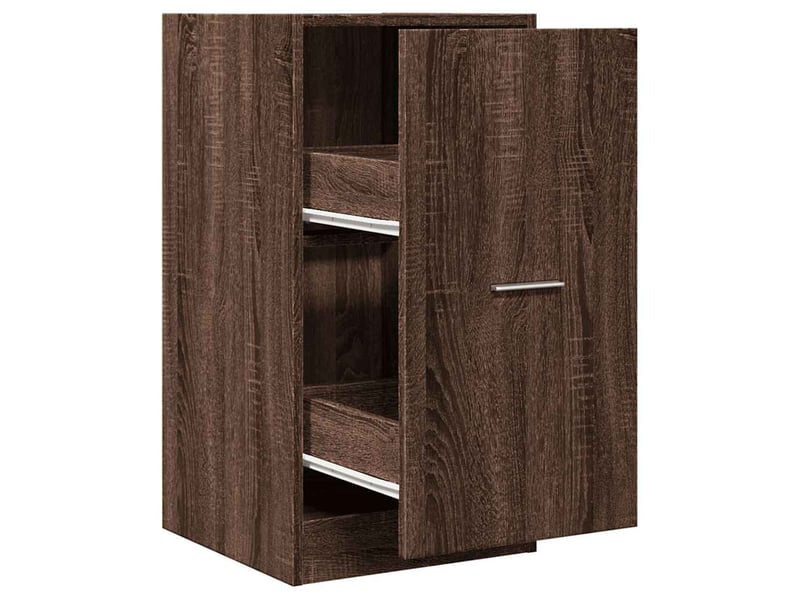  Armoire apothicaire chêne marron 40x41x77,5cm bois d'ingénierie  - Conforama A