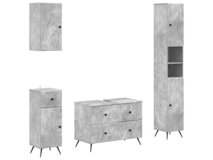 Ensemble de 4 pièces d'armoires de salle de bain breda cf63250