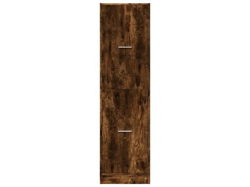  Meuble de rangement, armoire d'apothicaire chêne fumé 40x41x144,5 cm bois ingénierie  - Conforama E