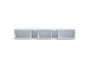 Meuble tv coloris blanc 180 cm MODENVIE
