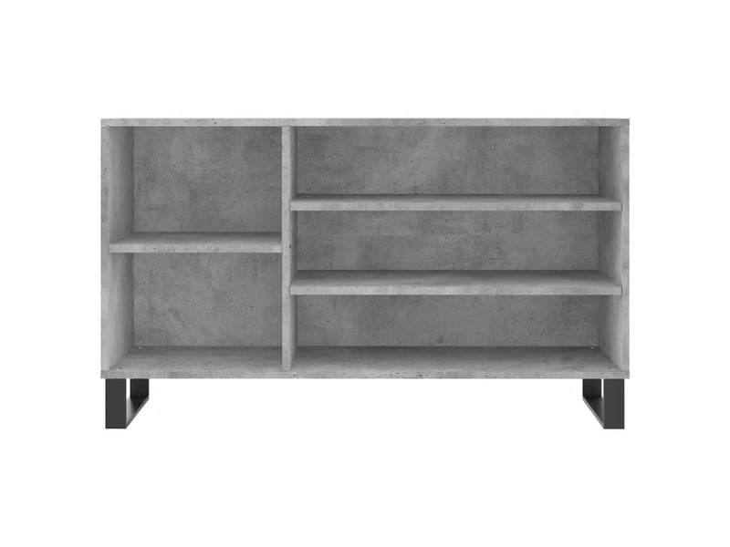  Meuble à chaussure, armoire à chaussures gris béton 102x36x60 cm bois d'ingénierie shl2630  - Conforama D