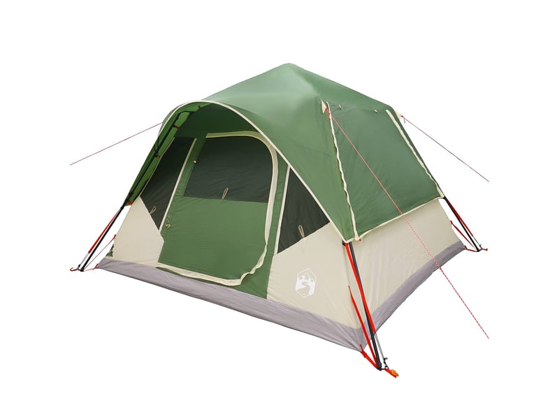  Tente instantanée, tente de camping vert 305x275x190 cm polyester et acier  - Conforama C
