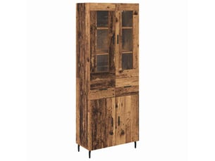 Buffet - haut armoire 2 pc bois ancien 69,5 x 34 x 180 cm