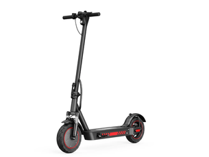 Trottinette électrique hiqis d9, pneus alvéolés 10, application intelligente, noir