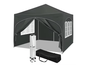 Tente extérieure pliante avec protection solaire instantanée et sac de transport