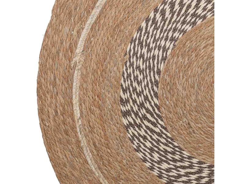  Brown natural fibre rug, d120x1h cm  - Conforama E