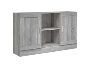 Buffet - bahut - meuble de rangement sonoma gris 120x30,5x70 cm bois d'ingénierie