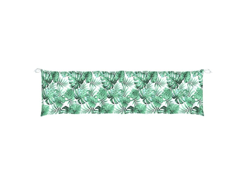  Coussin de banc de jardin, coussin d'assise à motif de feuilles 200 x 50 x 7 cm tissu oxford cf52631  - Conforama D