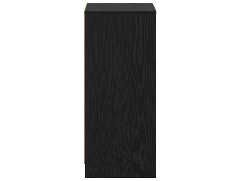  Armoire de salle de bain, meuble de rangement chêne noir 35x36.5x85 cm  - Conforama D