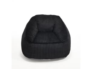 Fauteuil fixe DUBOISDESIGN  Tissu / Microfibre noir vendu A l'unité