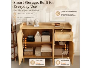 Armoire <strong></strong> <strong></strong> coloris naturel largeur 40 cm