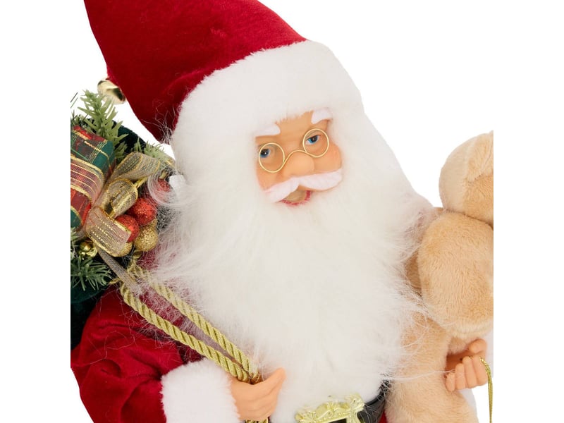 Pere noel gava rouge 40cm JOURDAIN - Conforama B