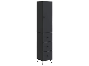 Armoire <strong></strong> <strong></strong> coloris noir largeur 34.5 cm