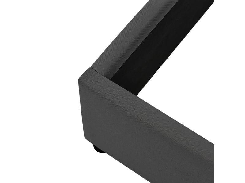  Lit coffre 160 x 200 cm polsterbett double avec chargeur usb tête de lit rangement led sommier en bois gris avec matelas  - Conforama E