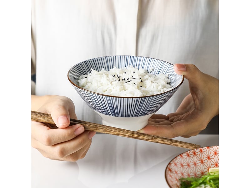  Lot de 6 bols à céréales en porcelaine – légers, pour pâtes, salade, ragoûts et riz  - Conforama D