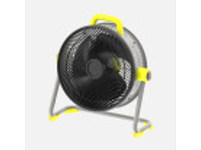  Ventilateur industriel fabrilamp corintio 100 w jaune noir 3 vitesses ø 50,5 cm orientable 261471050 - Conforama B