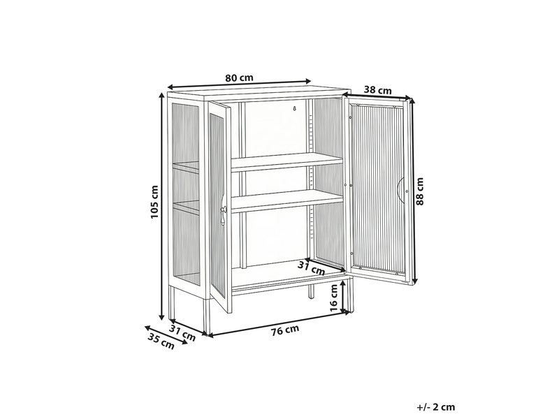 Meuble de rangement gleora métal vert menthe  - Conforama C