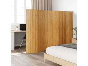 Cloison de séparation - paravent naturel largeur 400 cm hauteur 165 cm bambou