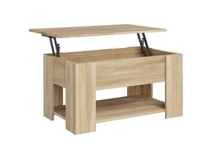 Table basse rectangulaire coloris marron  