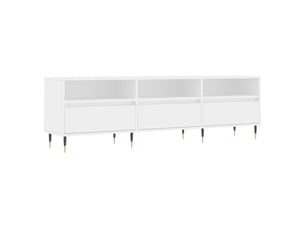 Meuble tv coloris blanc 150 cm <strong></strong>  <strong></strong>
