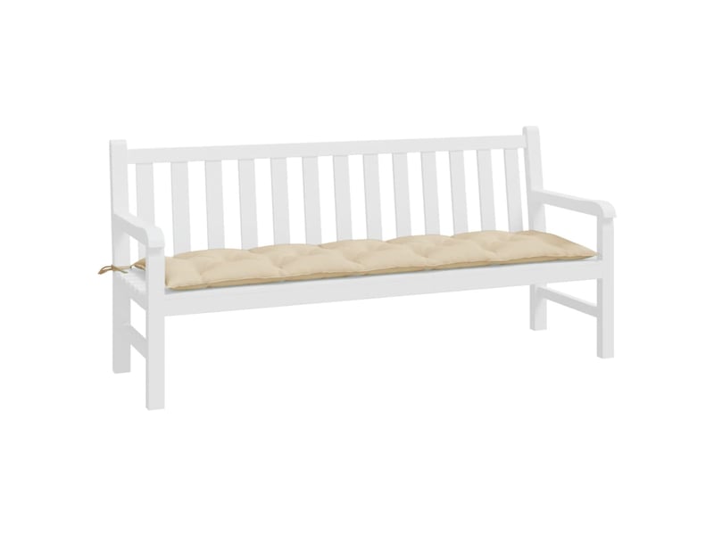  Coussin de banc de jardin, coussin d'assise beige 180x50x7 cm tissu oxford cf52657  - Conforama C