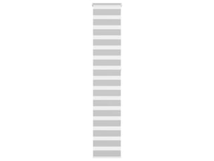Store zèbre, store de fenêtre gris clair largeur du tissu 35,9 cm polyester cf48492