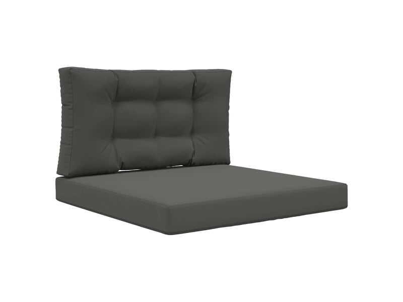 Coussin de canapé d'extérieur, coussin de chaise polyester anthracite 80 x 80 cm cf54018  - Conforama A