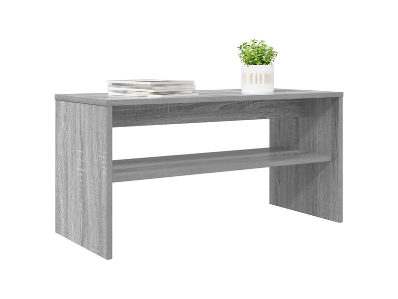  Meuble tv - banc tv - meuble de rangement 80 x 35 x 40 cm gris sonoma bois d'ingénierie  - Conforama C