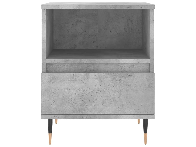  Table de chevet - cabinet de chevet - table de nuit gris béton 40x35x50 cm bois d’ingénierie  - Conforama D