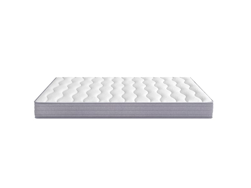  Matelas à ressorts 90x200 cm – blanc – épaisseur 20 cm, soutien h3 ergonomique, livré roulé sous vide  - Conforama D