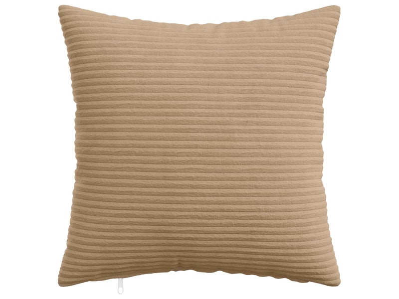  Lot de 6 housses de coussin heerlen marron 50 x 50 cm cf49928  - Conforama A