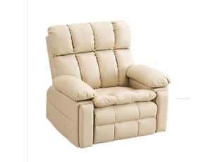 Fauteuil relax électrique  MEULVA Simili beige