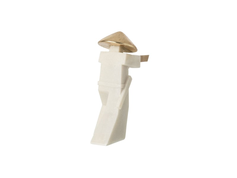 Statuette déco art martial gaël 34cm blanc  - Conforama C