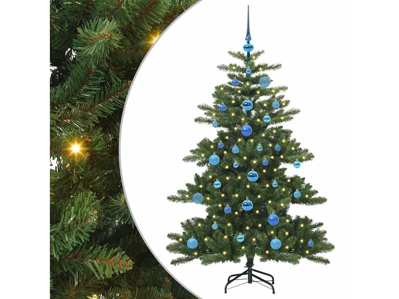  Sapin de noël artificiel, arbre de noël à branches articulées vert 150 cm shl4160  - Conforama A