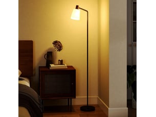 Lampadaire led 45x21x148 cm abat-jour orientable noir