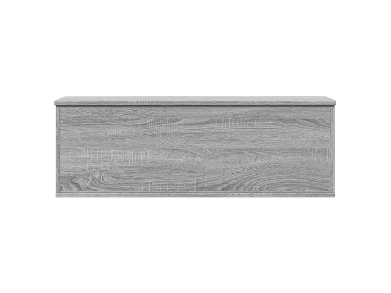  Boîte de rangement, coffre de rangement sonoma gris 102x35x35 cm bois d'ingénierie  - Conforama D