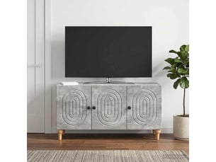 Meuble tv coloris gris 99 cm <strong></strong>  <strong></strong>