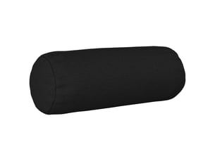 Lot de 2 coussins avec oreiller, coussins décoratifs heerlen noir tissu cf50288