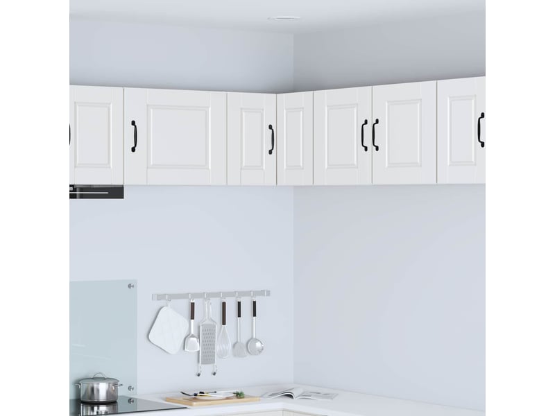  Meuble de cuisine, meuble d'angle mural blanc 57x57x40cm  - Conforama B