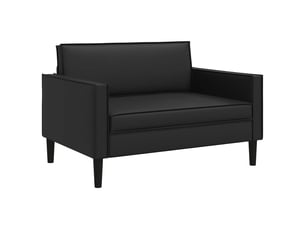 Fauteuil fixe VIDAXL  Simili noir