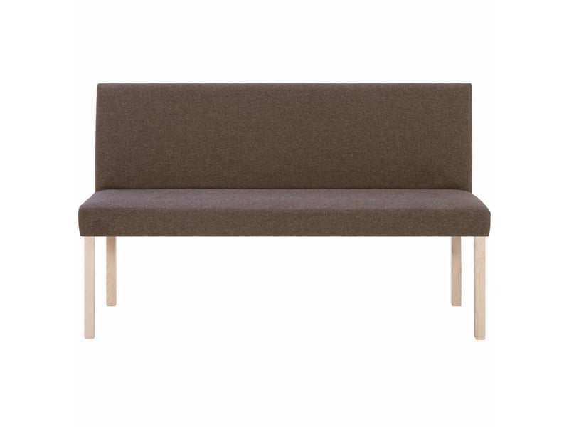  Banc d'entrée, banc d'intérieur 139,5 cm marron polyester  - Conforama C