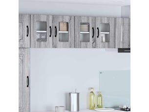 Meuble mural de cuisine | armoire de cuisine 2 pcs gris sonoma shl5087