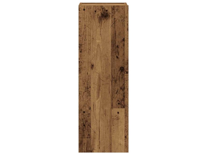  Lot de 4 meuble tv mural, meuble tv suspendu vieux bois bois d'ingénierie shl5230  - Conforama E